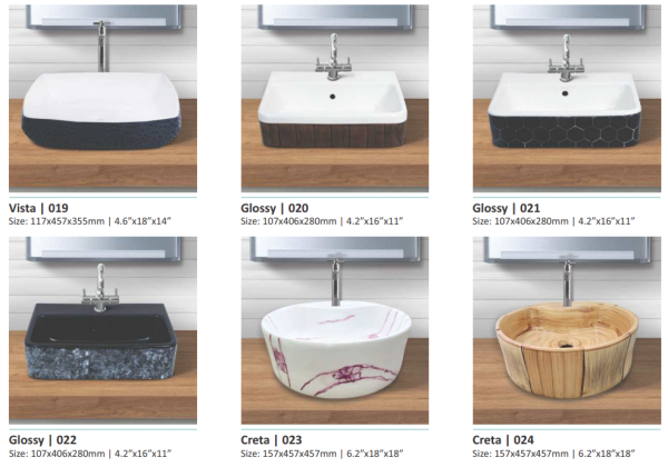 Designer Table Top Basins